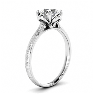 Botanical inspired  engagement ring design